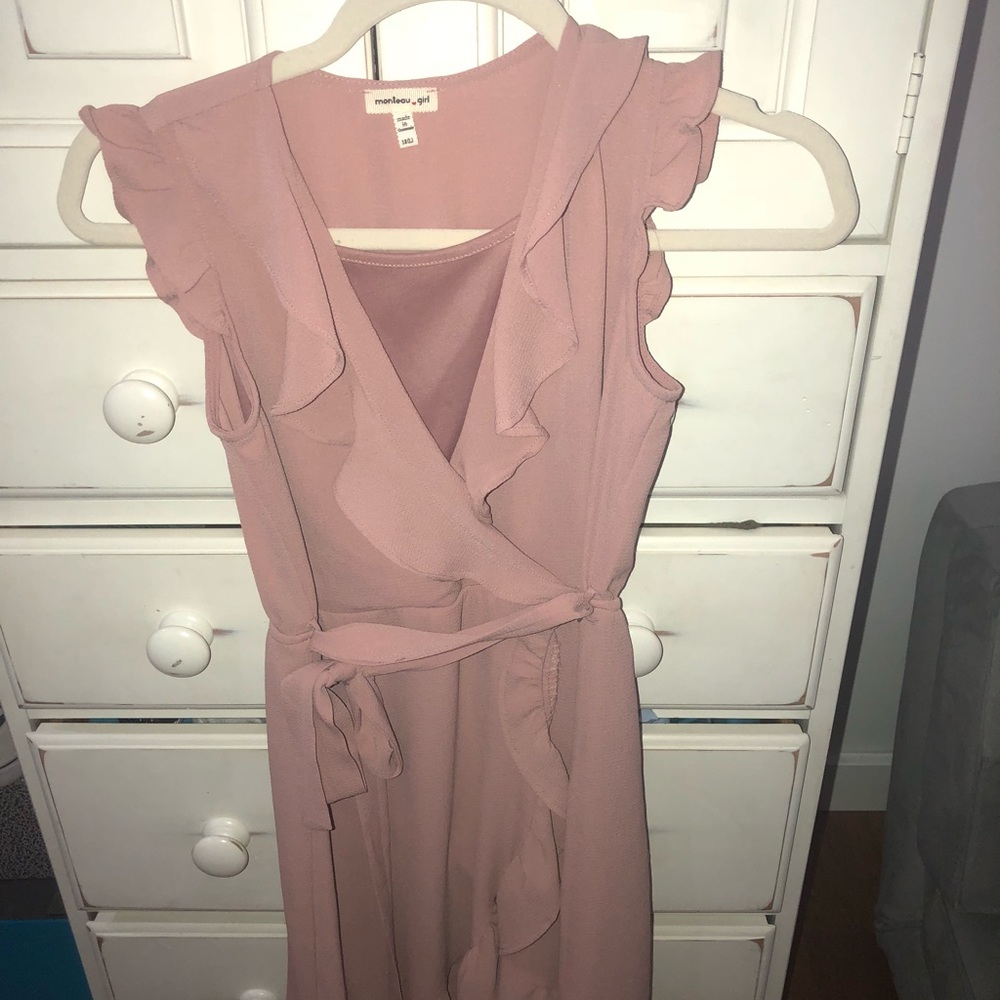 Girls pink dress